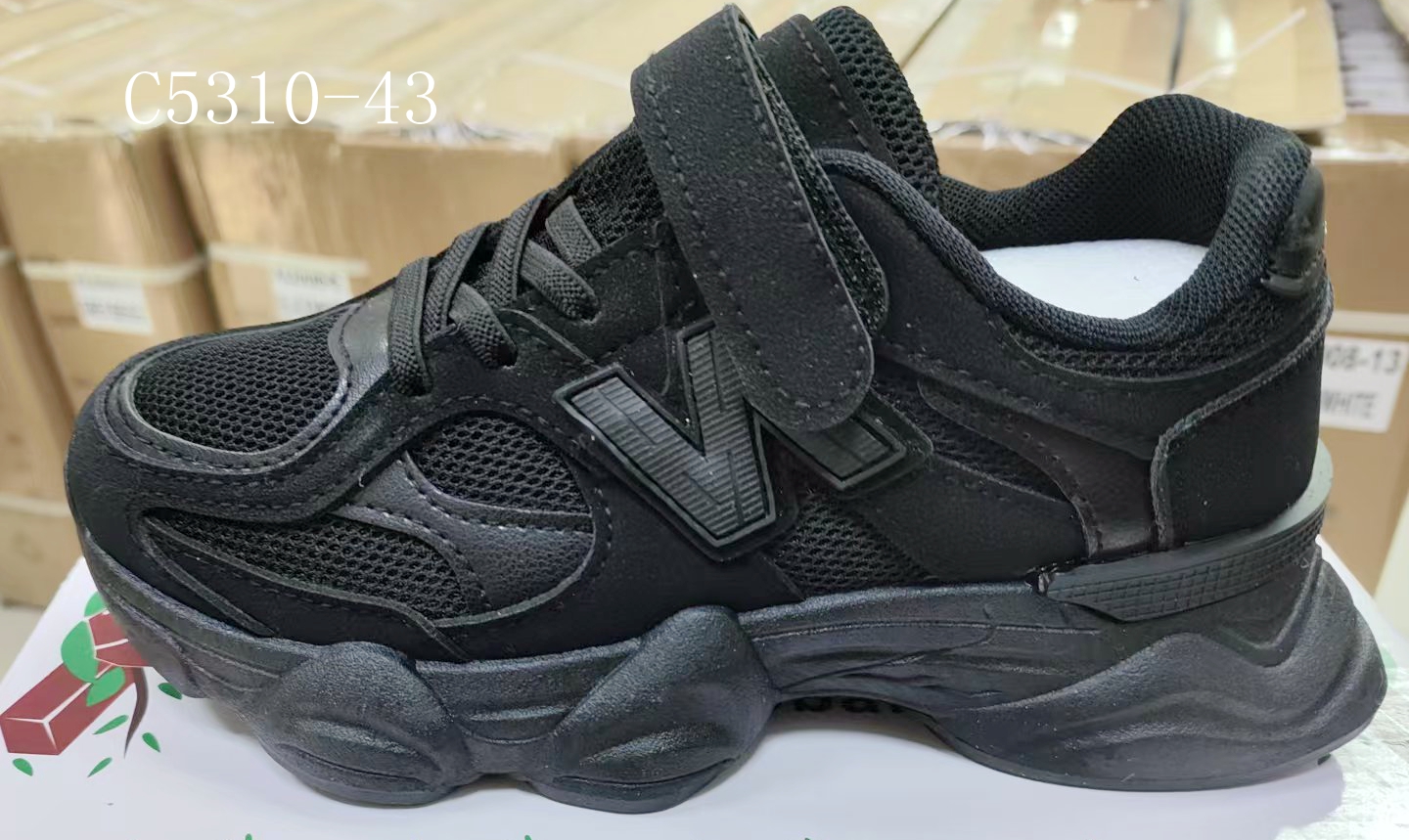 BLACK SPORT SHOE C5310-41